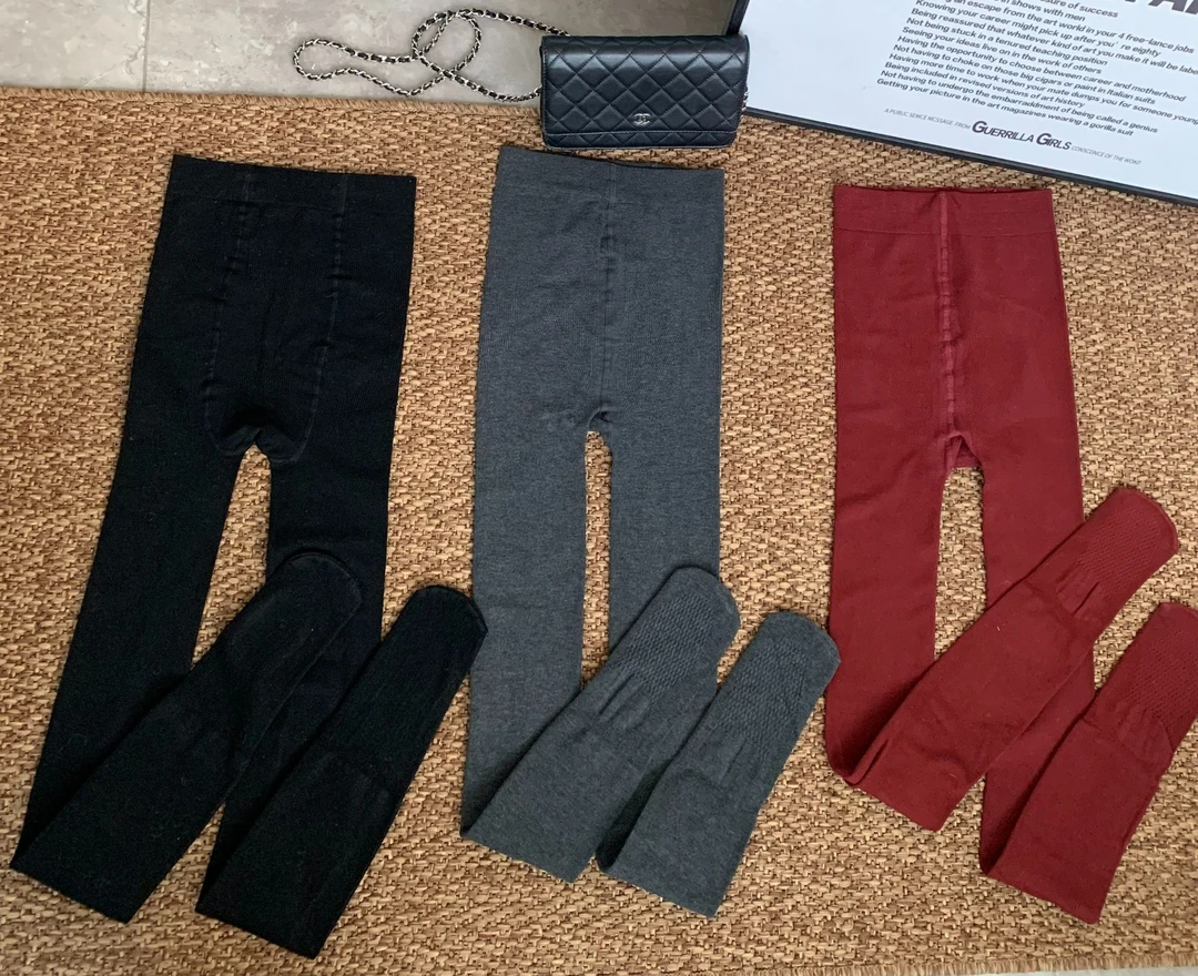 2024新品 YY STUDIO 时尚显瘦紧身高腰秋冬美腿压力袜连体打底裤