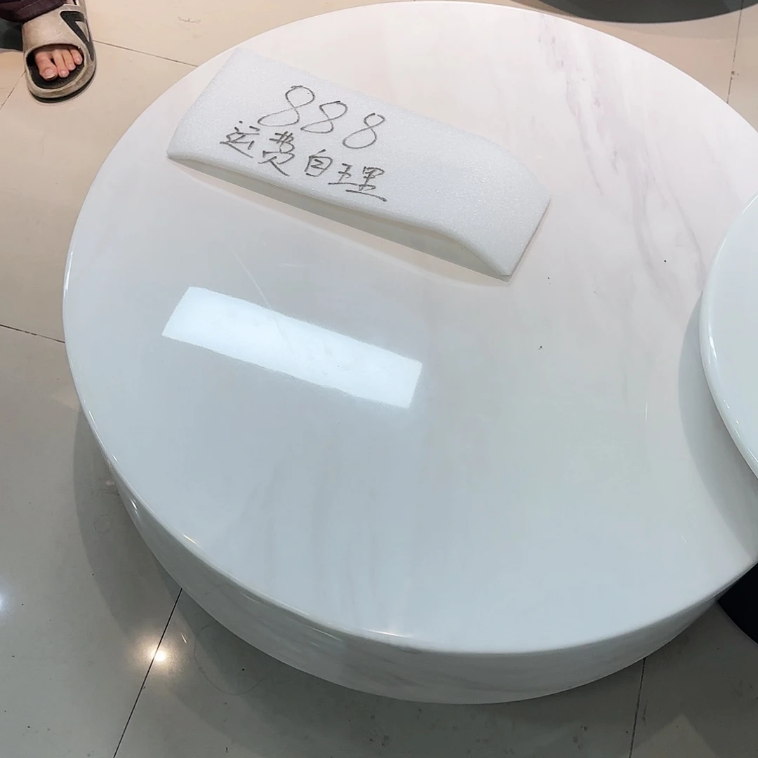 大理石99新大理石茶几 运费自理