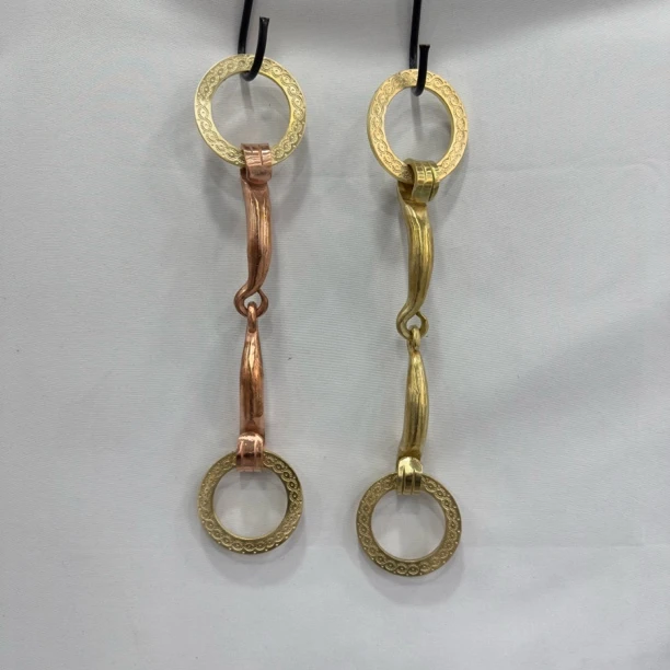 新款黄铜雕花马嚼子口衔铁马嚼高品质马匹配件马具马嚼批发