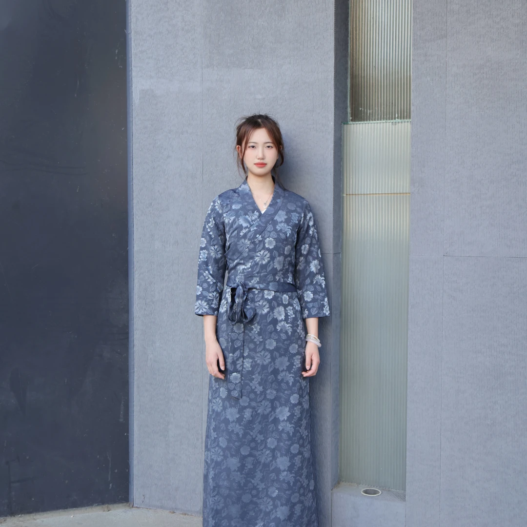 QCBLQ54藏装服装夏季透气吸汗碎花西藏博拉裙