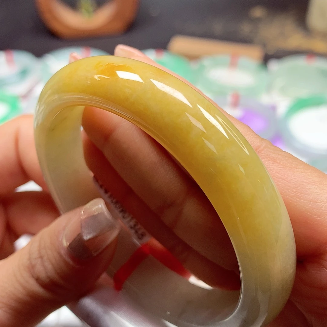 翡翠手镯未镶嵌56正22号88