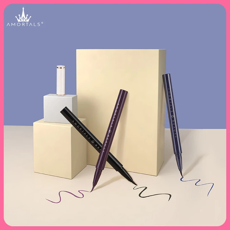 尔木萄眼线液笔流畅不易晕染彩色棕自然极细日常眼妆新手用