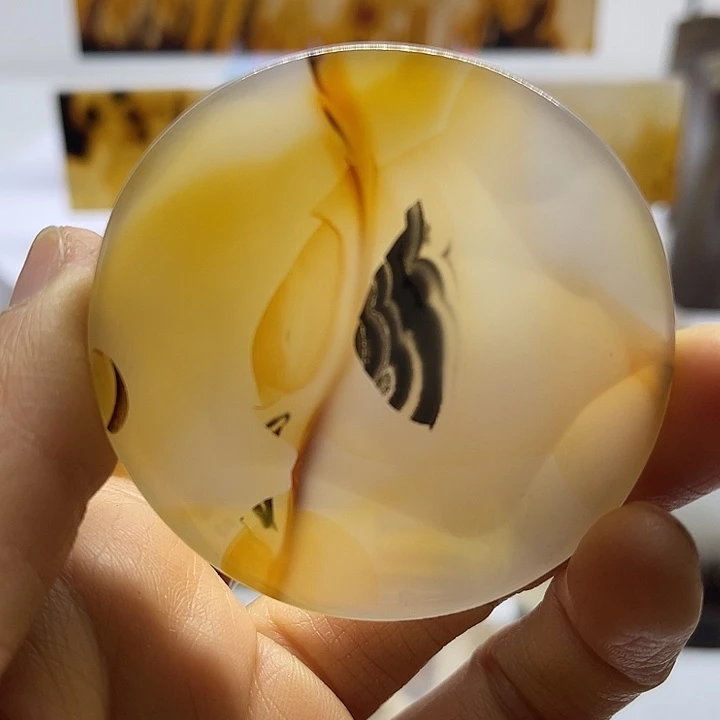 玛瑙/玉髓未镶嵌吊坠(不含链)