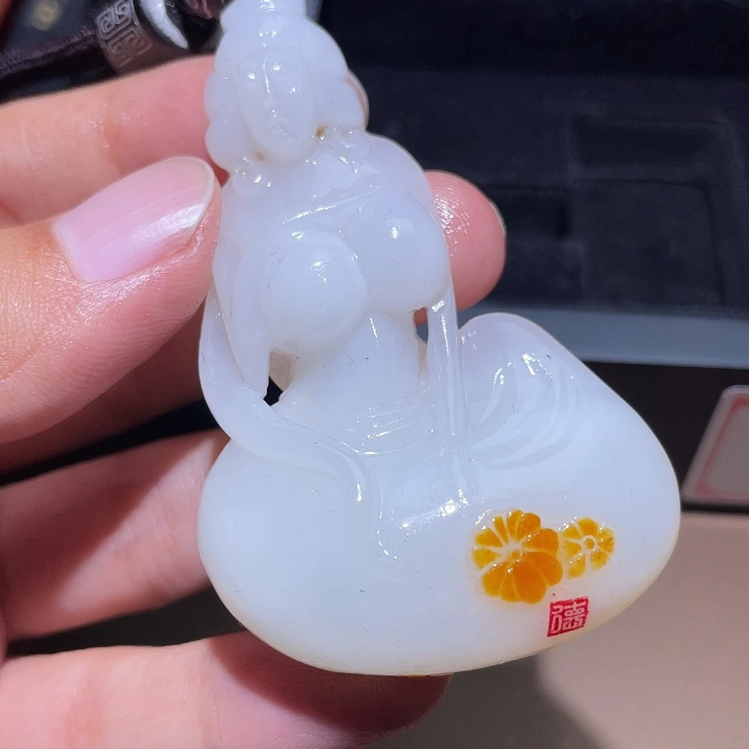 和田玉颈饰未镶嵌Y