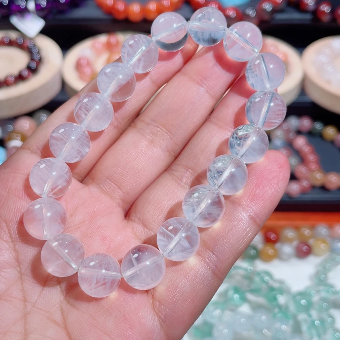 未镶嵌手链水晶蓝针手链