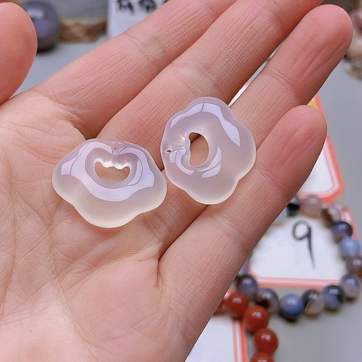 【闪购商品】未镶嵌玛瑙/玉髓珠宝半成品水**衫