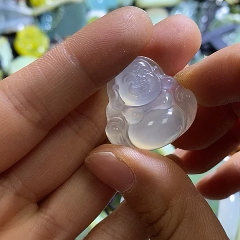 岫玉颈饰未镶嵌挂件