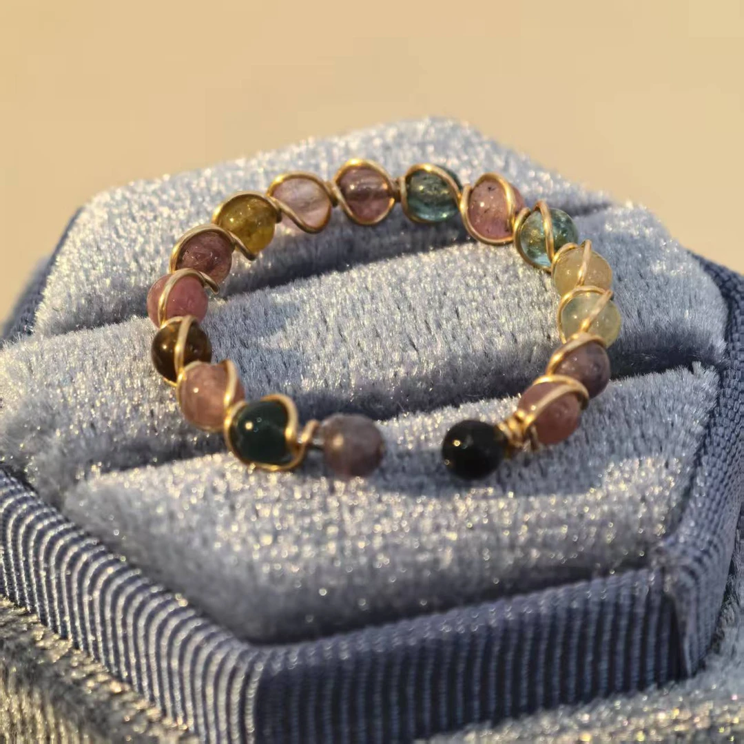 【小碧玺】戒指高品质感活口设计女福气原创设计