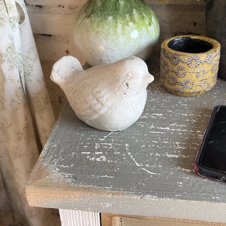 许纯的花房 孤品白色鸟