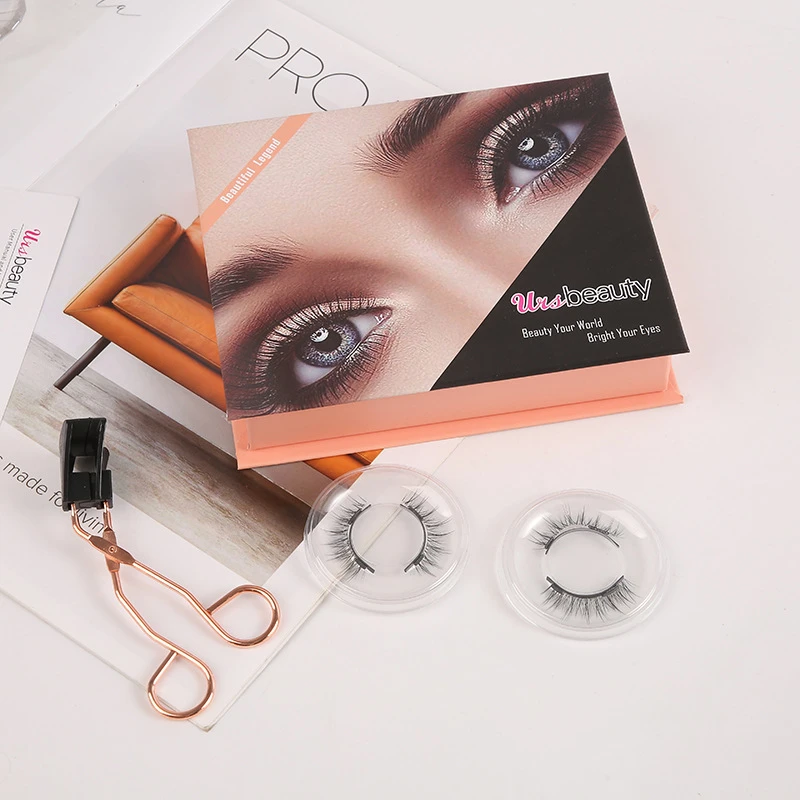 对装假睫毛套装眼睫毛磁吸磁铁新款超自然磁性量子2睫毛仿貂毛