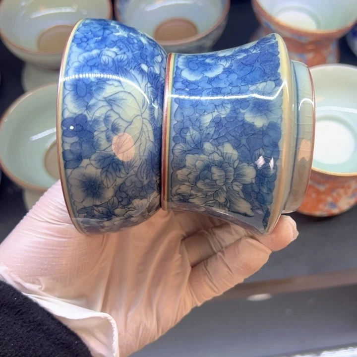 瓷片淘泥万花茶漏全品