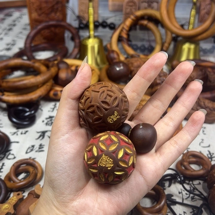 M***i枣木枣木葫芦手把件