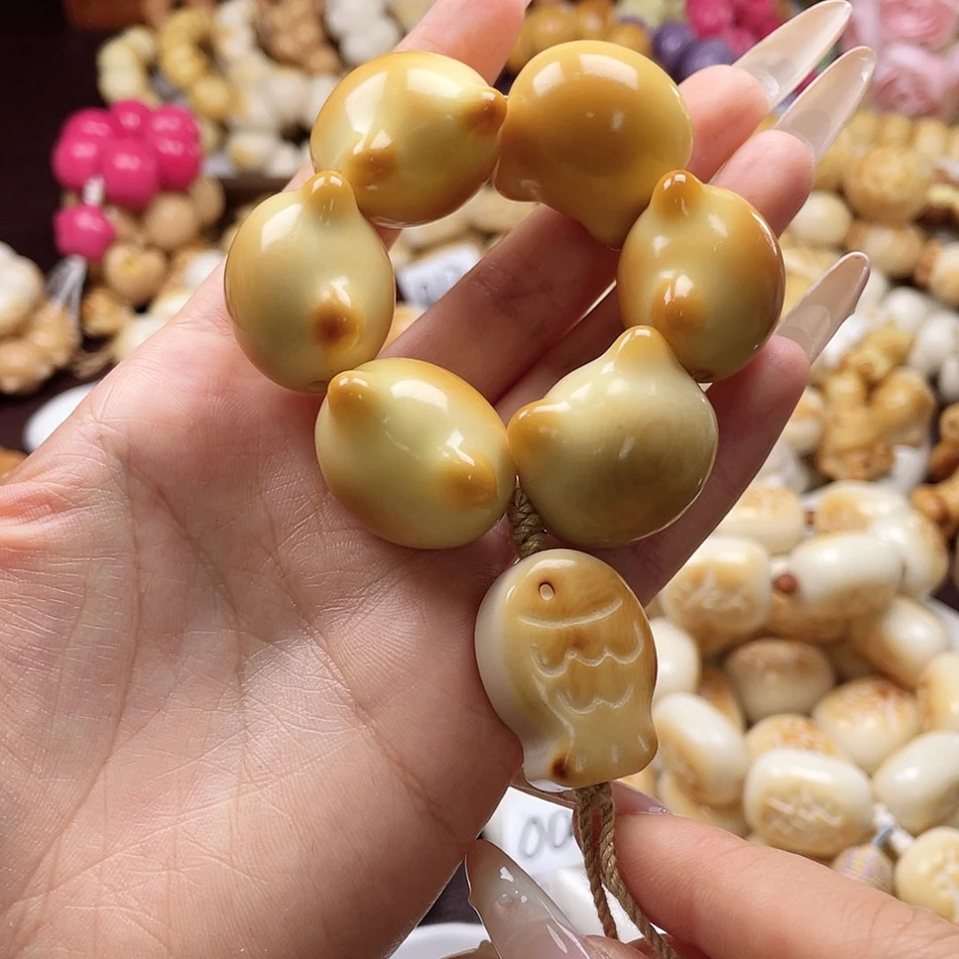 吊坠白玉菩提成品c