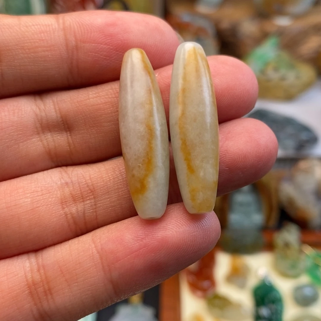 翡翠未镶嵌颈饰缅甸天然翡翠腰珠