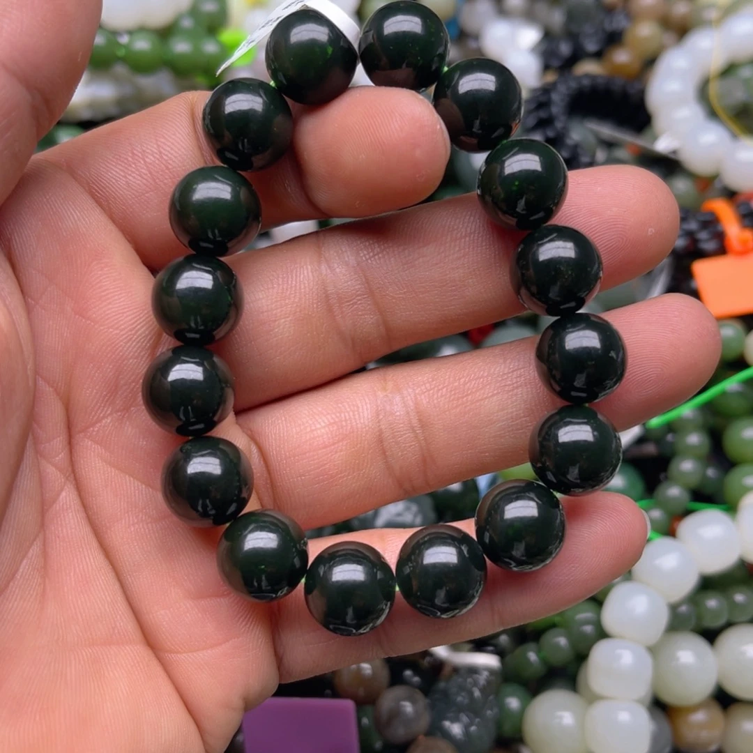 和田玉未镶嵌手链