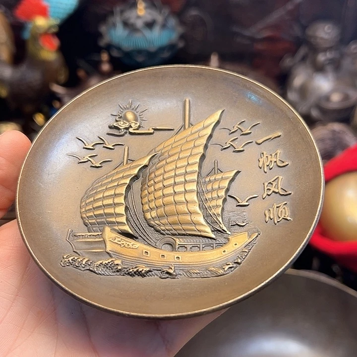 铜器摆件老王直播间