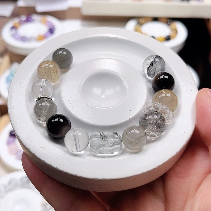 水晶手链未镶嵌天然水晶