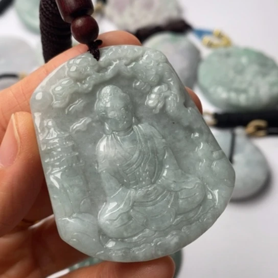 翡翠未镶嵌挂件翡翠