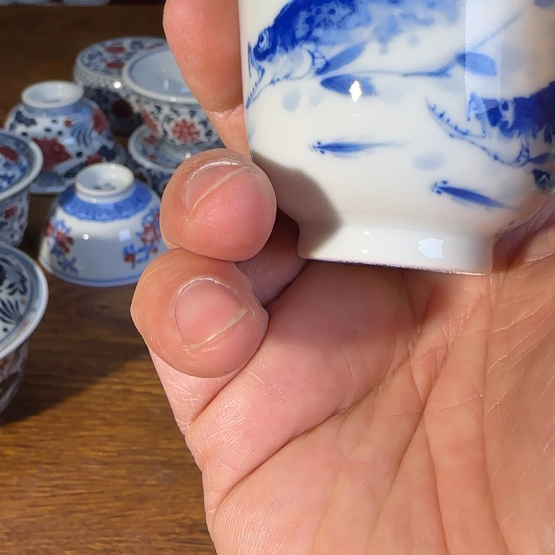 景德镇原矿釉里茶具