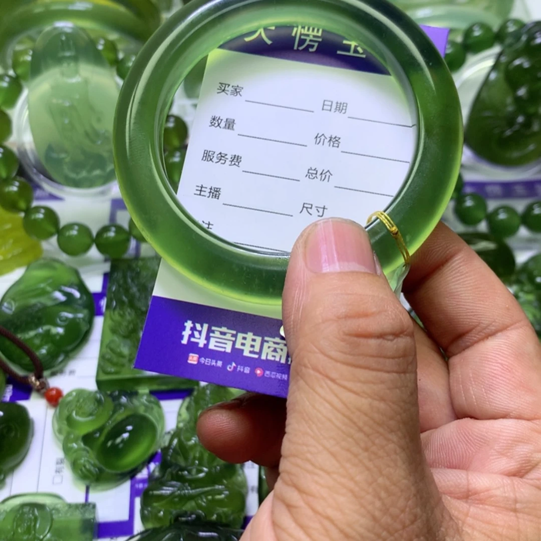 【闪购商品】未镶嵌岫玉岫玉手镯54圈口?**?