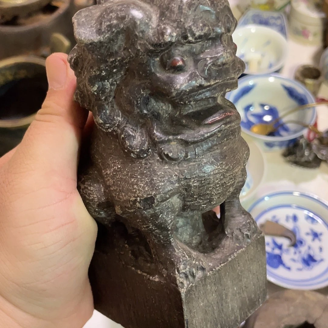 葫***牛陶瓷小精品摆件摆件