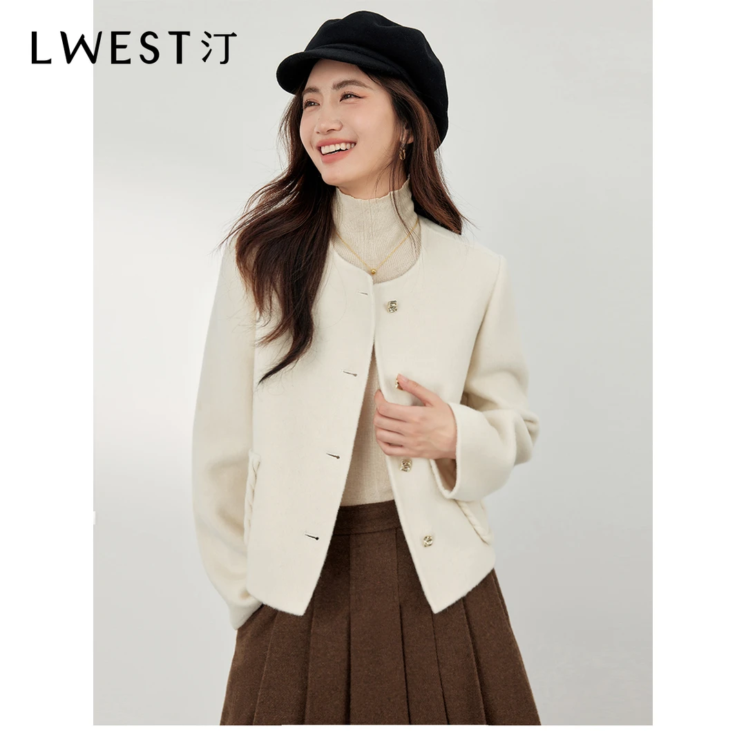 7386【金拐子专属】朗文斯汀小个子双面毛呢外套DTYU4509A07386