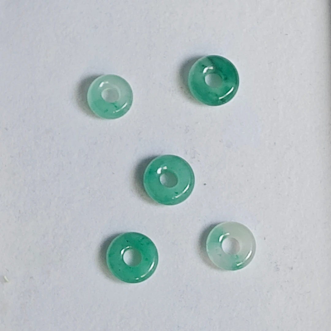 天然非洲翠平安扣