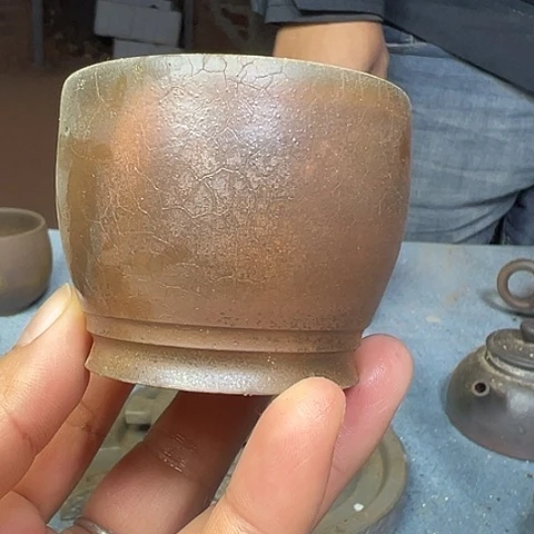 戬谷龙窑柴烧茶杯99