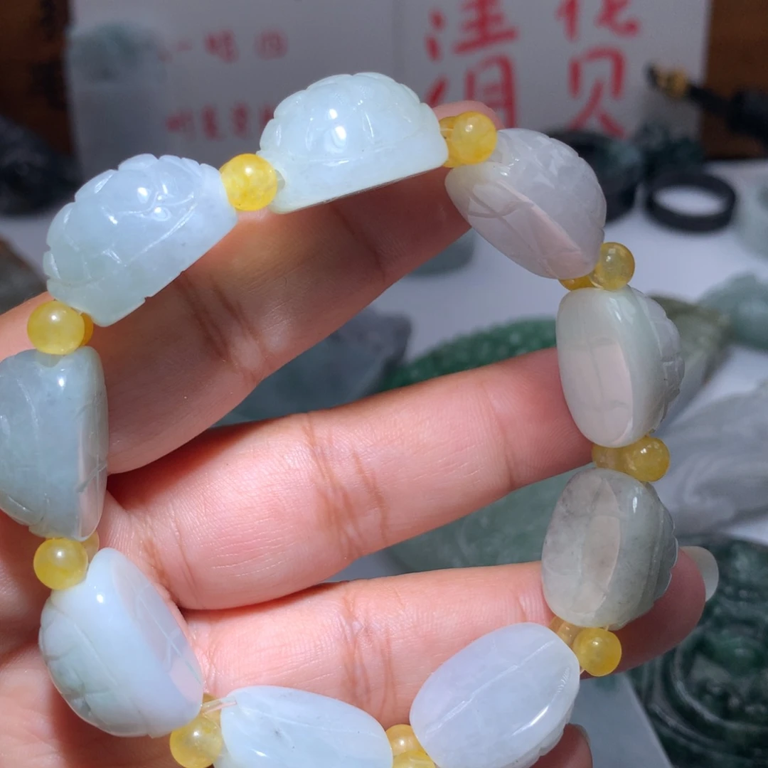 翡翠未镶嵌颈饰保真天然A货翡翠