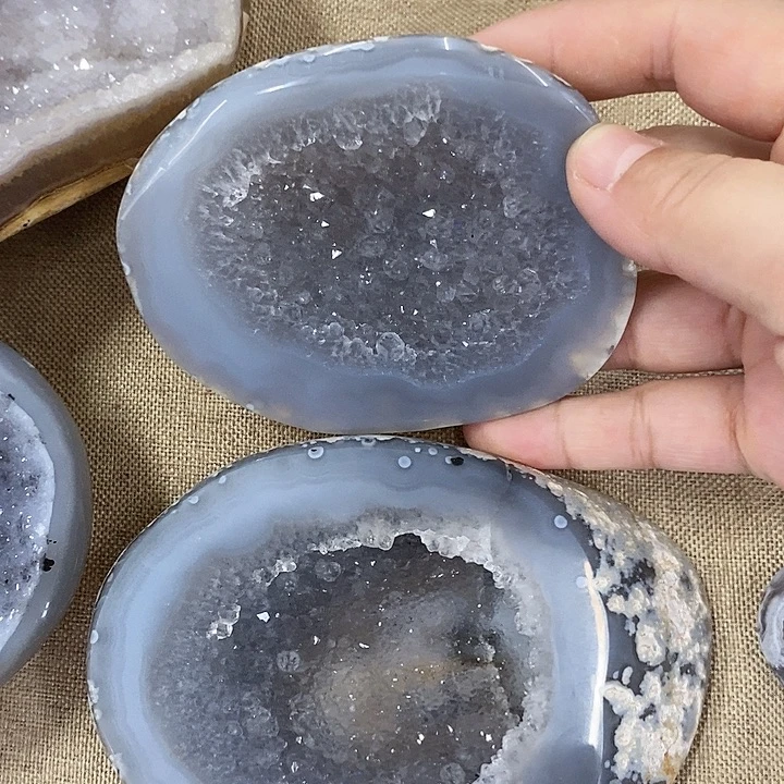 紫晶珠宝半成品未镶嵌
