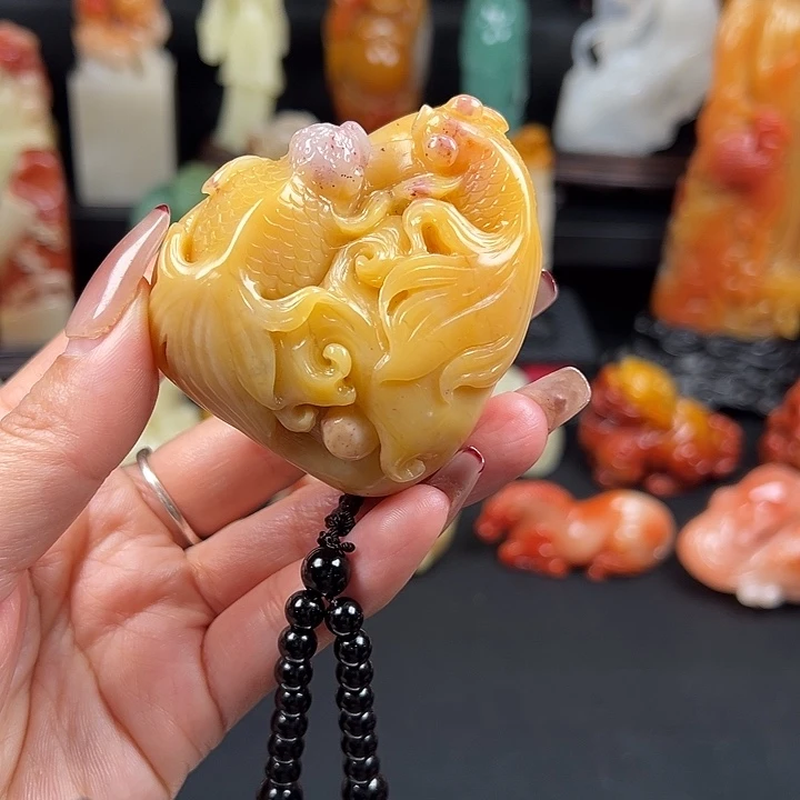 寿山石老性芙蓉石