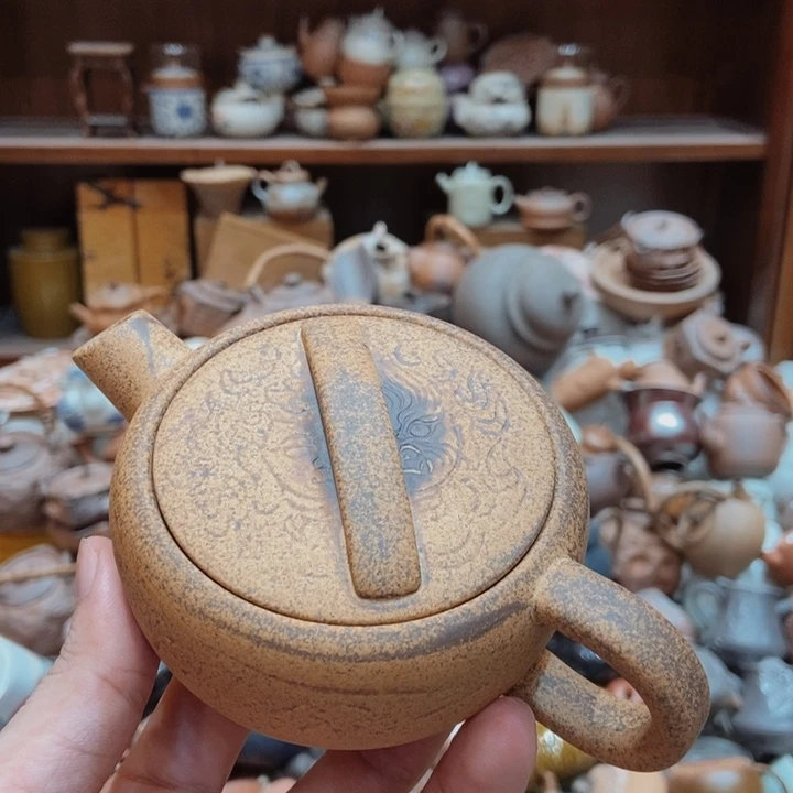 柴烧老岩泥高端茶器