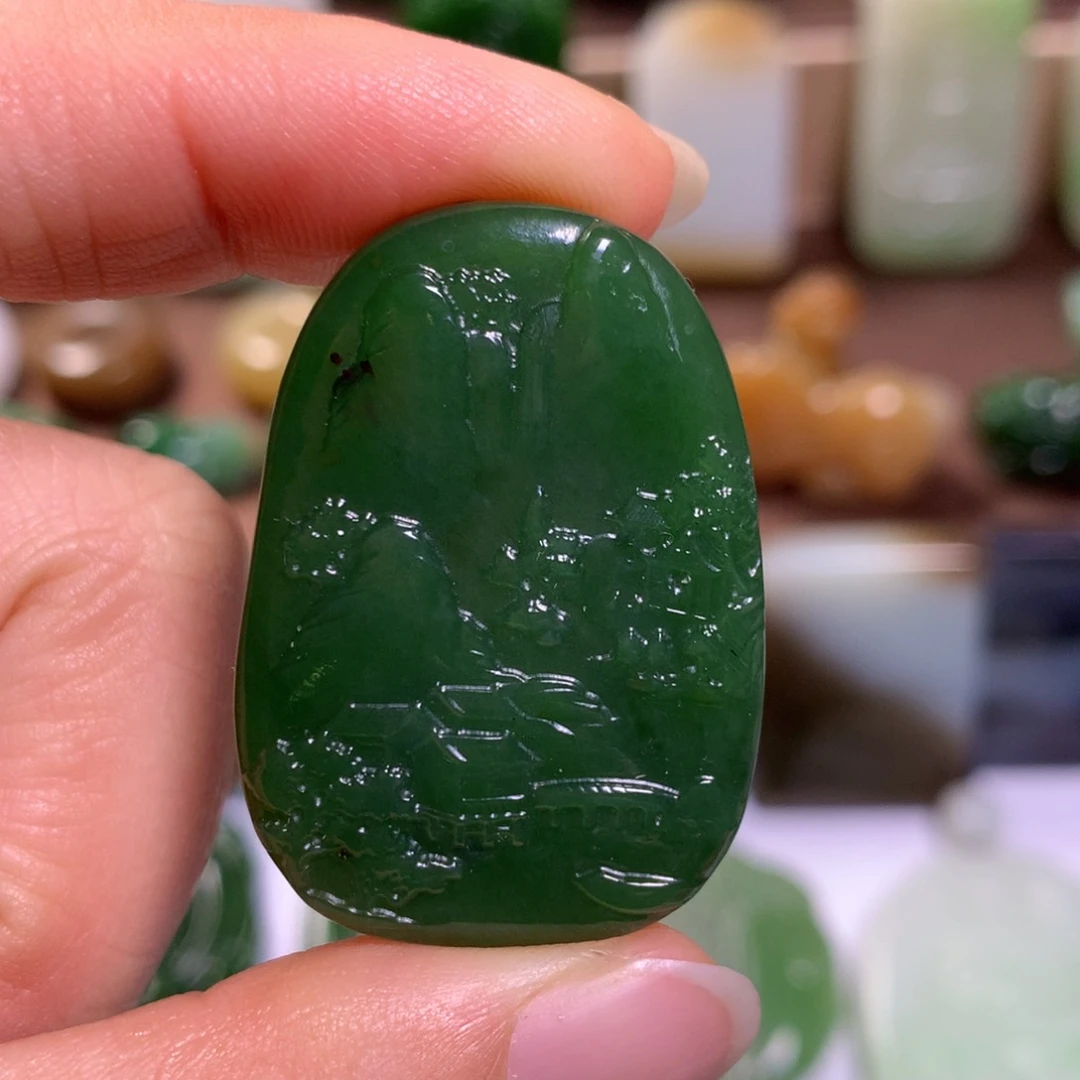 和田玉挂件未镶嵌