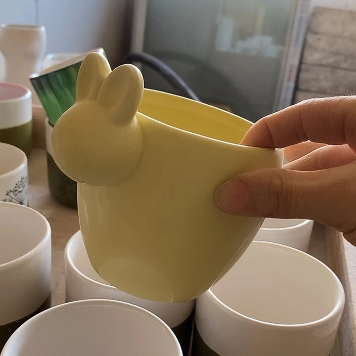 陶盆有孔 瑕疵针孔漏釉介意勿拍外口 10外高11