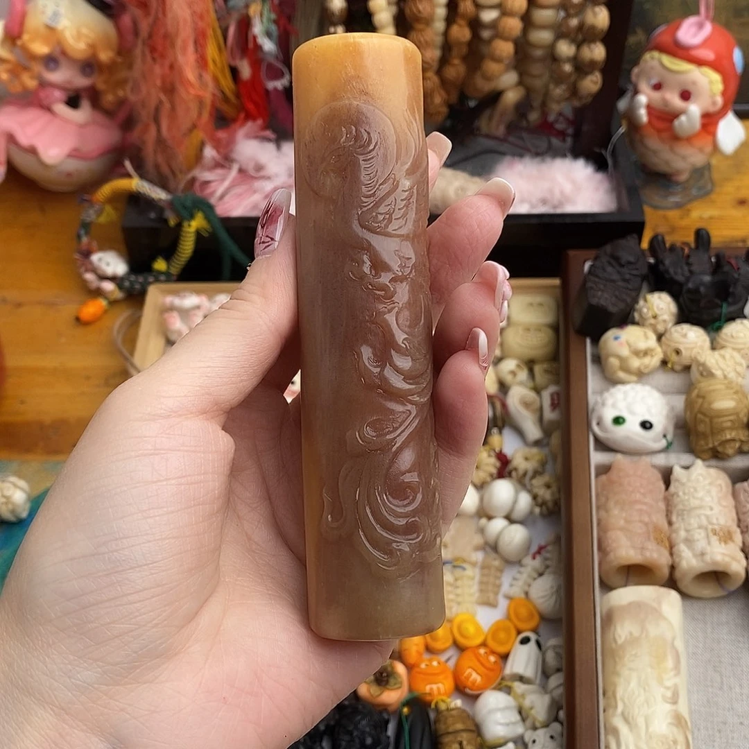 鹿骨把件满***?M21马骨手雕凤凰骨笛