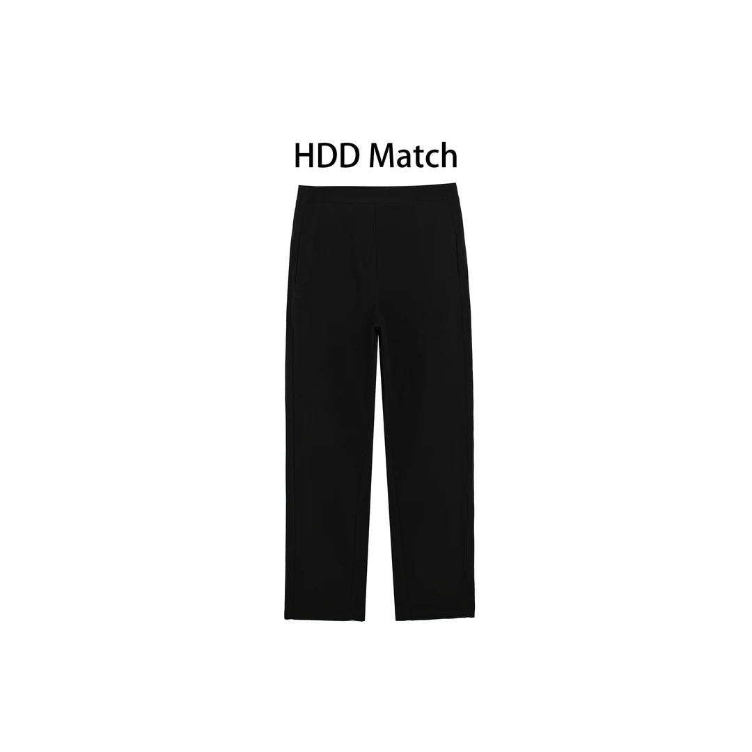 HDD- "简约随行"  棉 秋季女款简约直筒修身百搭西装休闲裤 Y8823