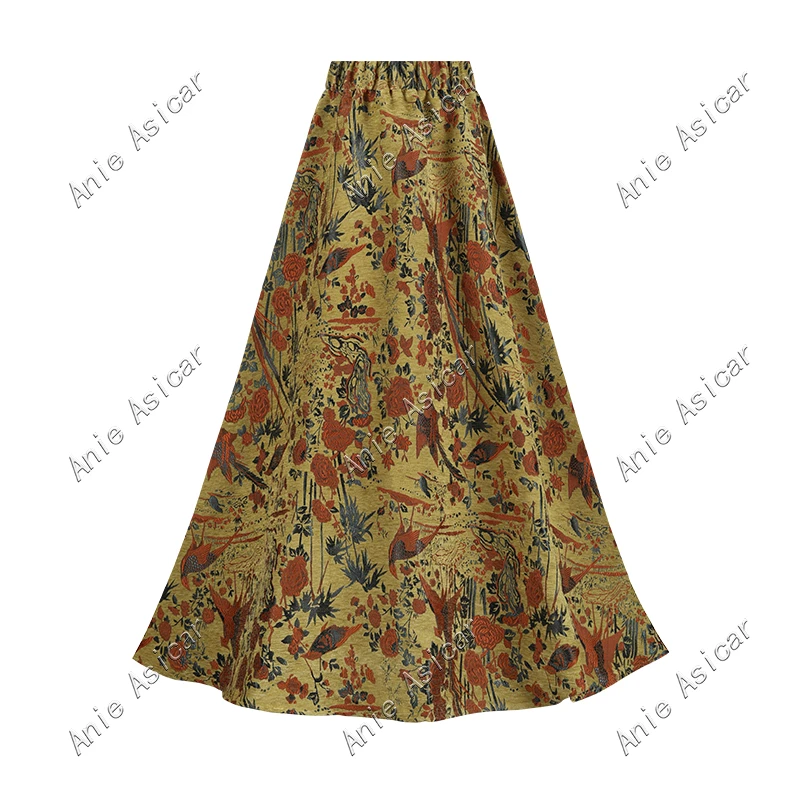 MJ237 秋冬季新款时尚百搭气质显瘦小众半身裙A字大摆裙