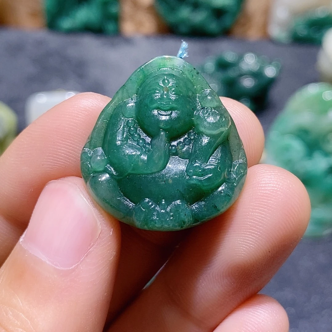 独山玉未镶嵌吊坠