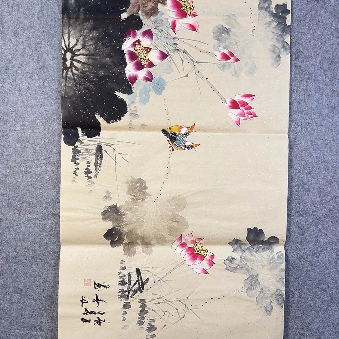 国画643 花鸟在此处飞翔也不太可能