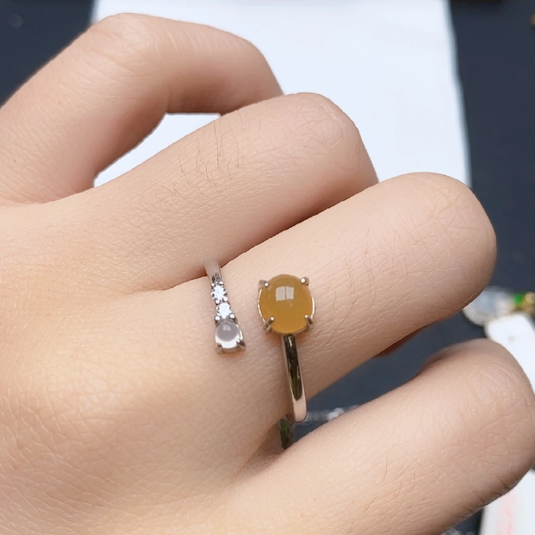 翡翠银S925镶嵌颈饰