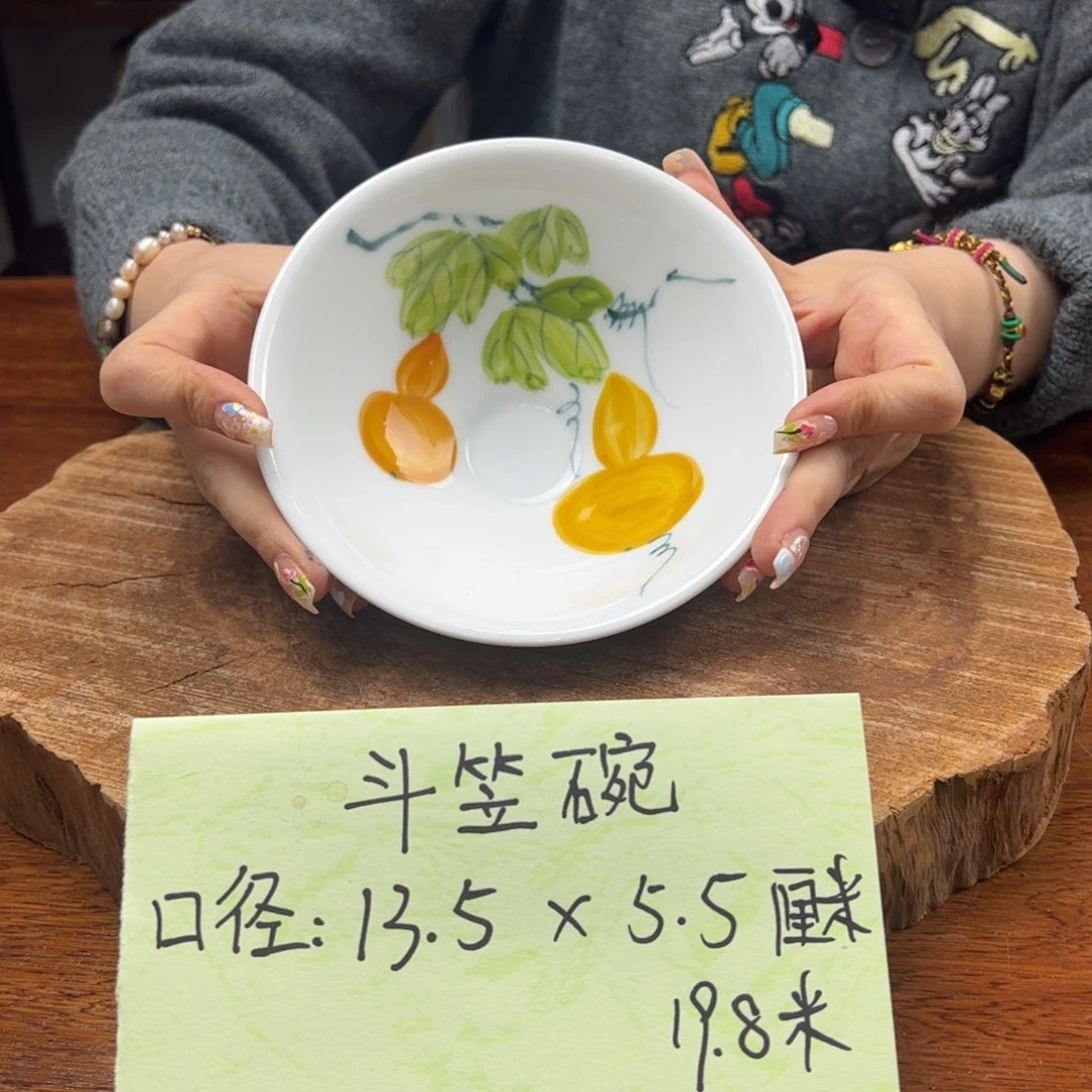 瓷片景德镇陶瓷手工手绘制作