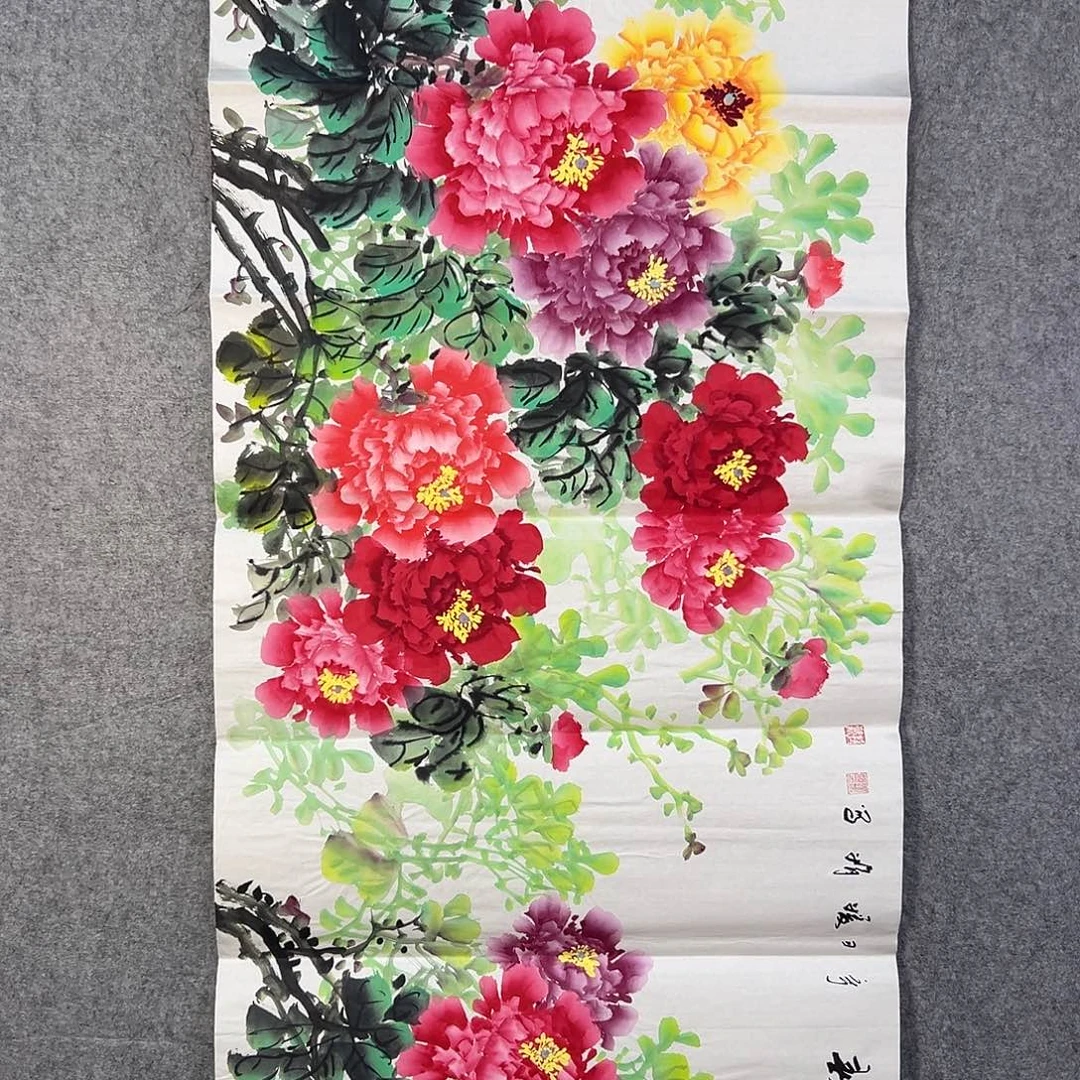 国画276 花鸟在此鸣叫时还要一