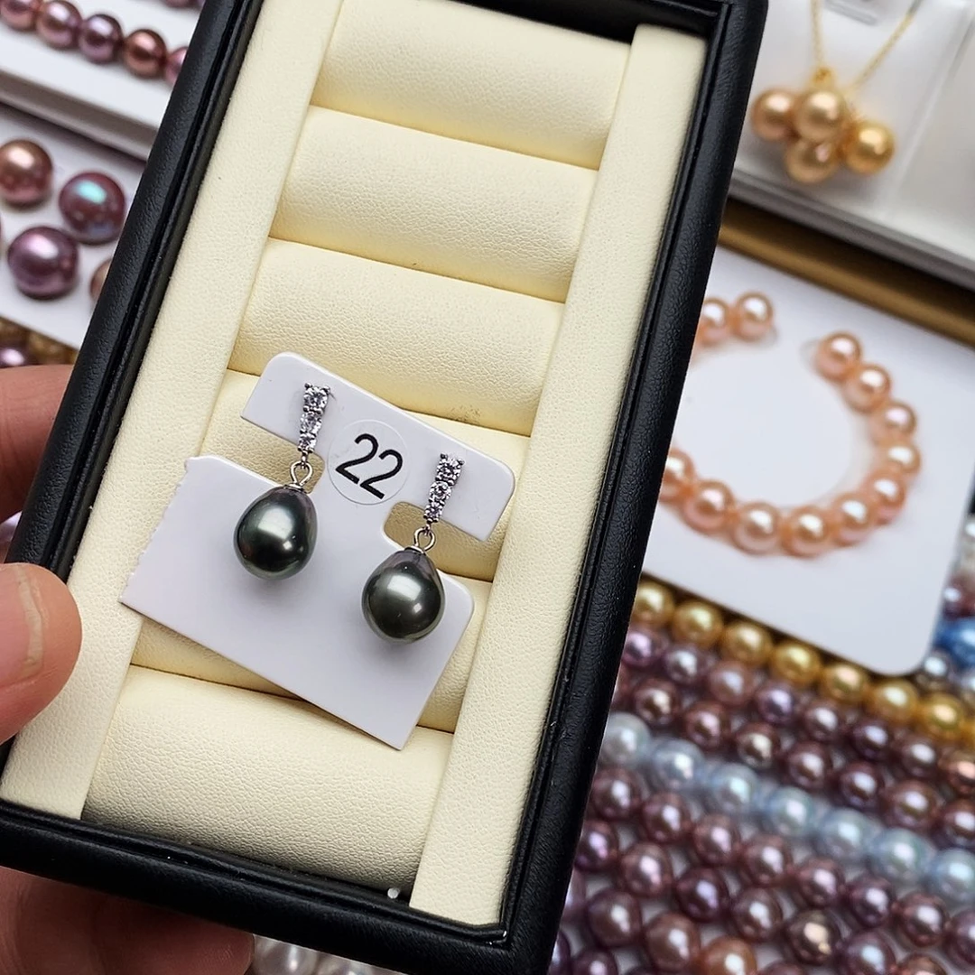 淡水珍珠颈饰银S925镶嵌