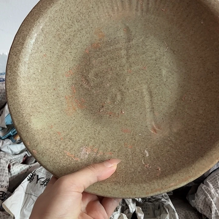 瓷片大****Y青瓷盘一件完整