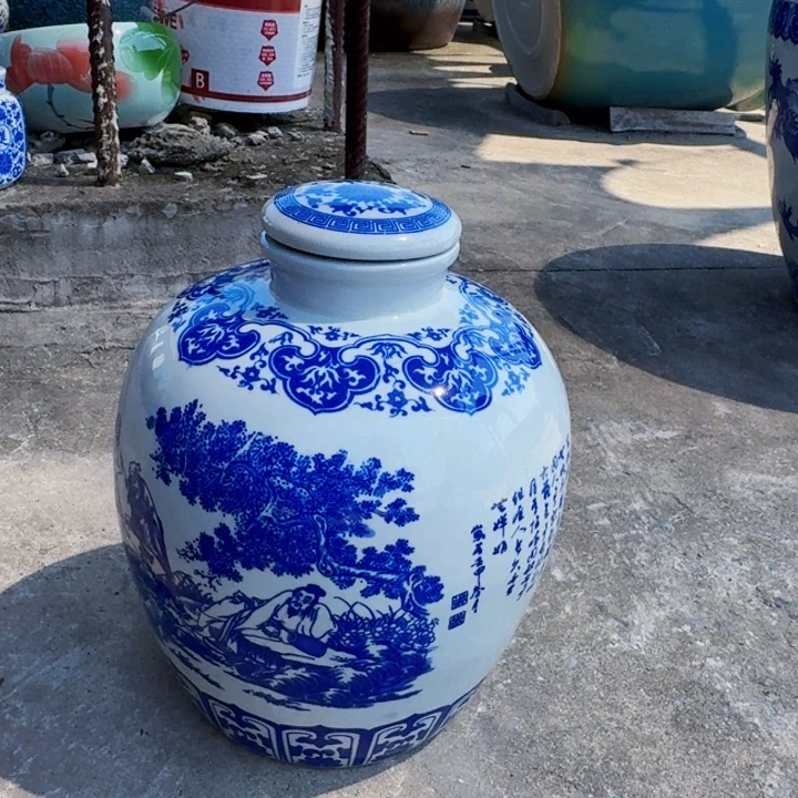 瓷片20斤酒坛，醉酒九仙