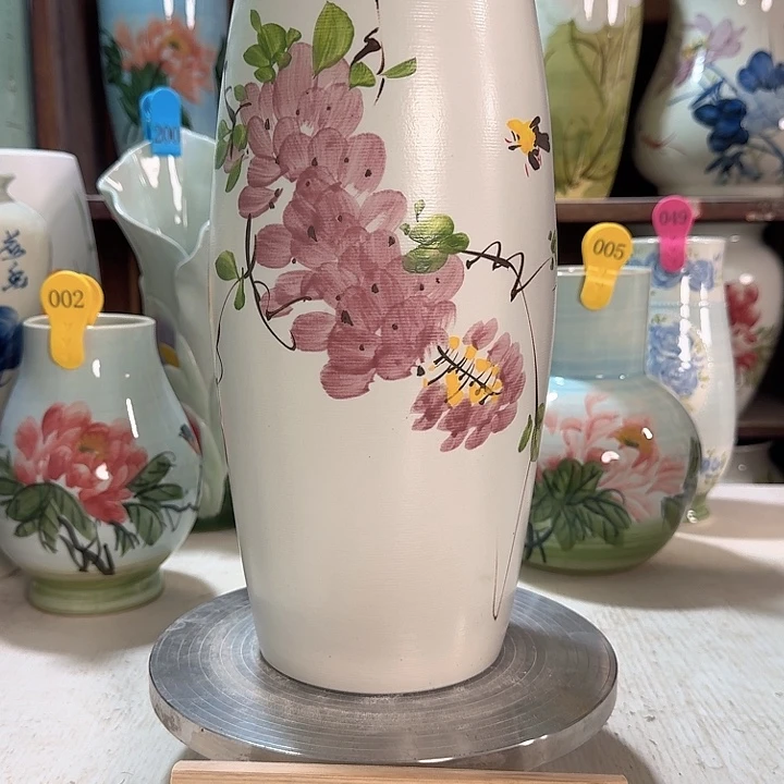 高33腰鼓紫藤新款新款陶瓷陶瓷