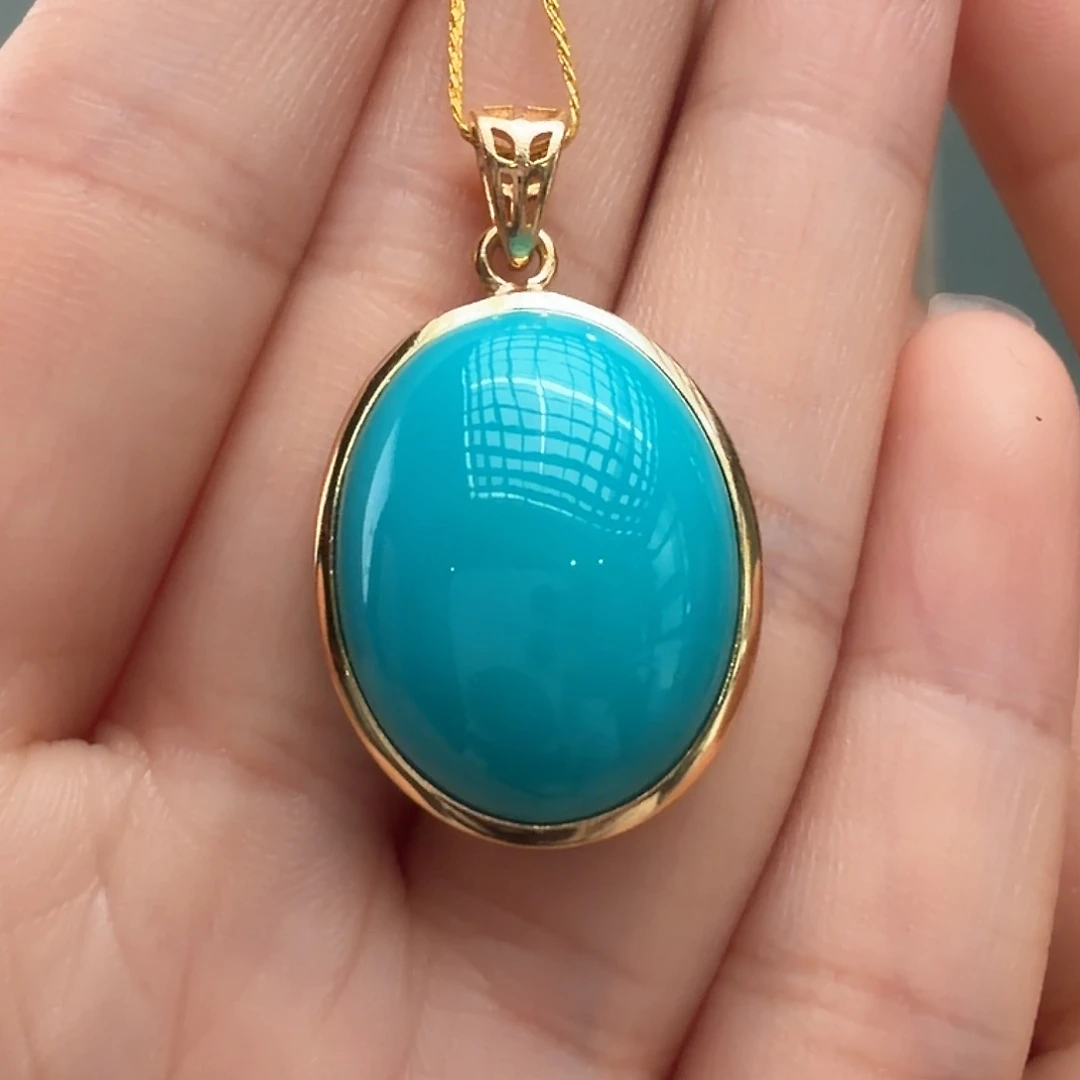 绿松石未镶嵌颈饰