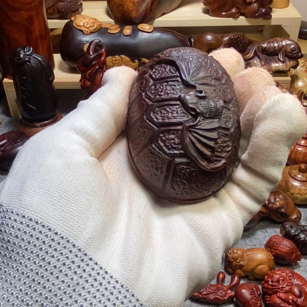 读***人无事牌檀香紫檀（小叶紫檀）小叶紫檀富甲