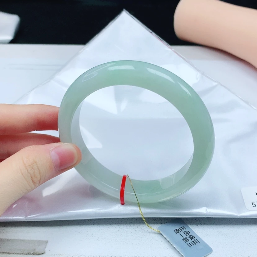 【闪购商品】翡翠手镯未镶嵌缅甸天然a货手镯57
