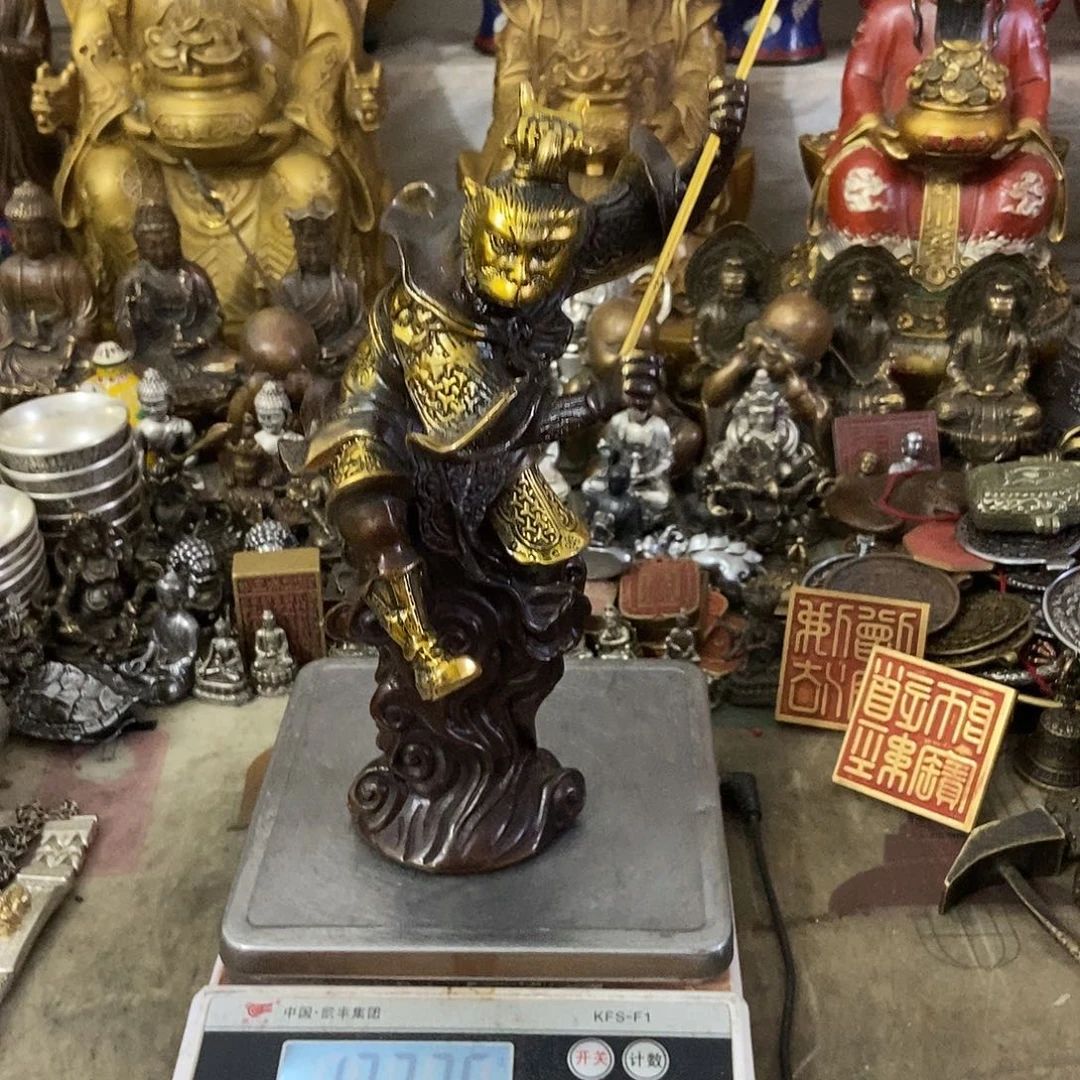 宝*哥老杨胡同摆件老杨黄铜摆